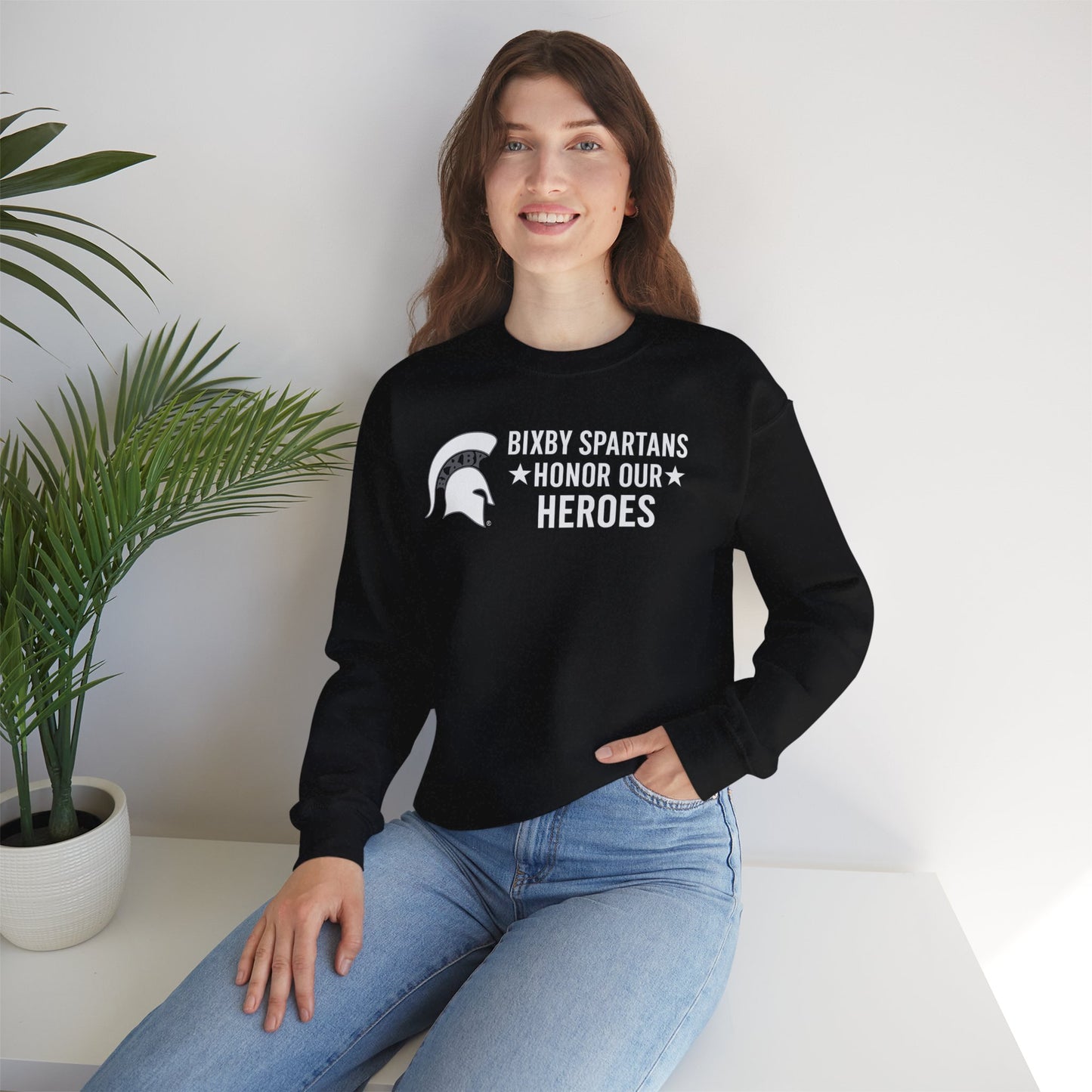 Spartans Honor Our Heroes Military Appreciation Gildan Sweatshirt