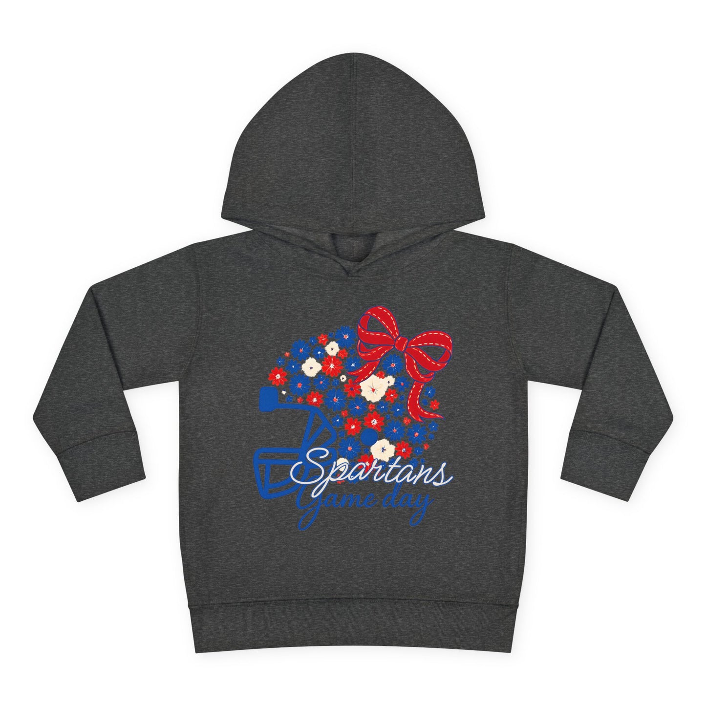 Bixby Spartans Floral Gameday Helmet Toddler Rabbit Skins Hoodie