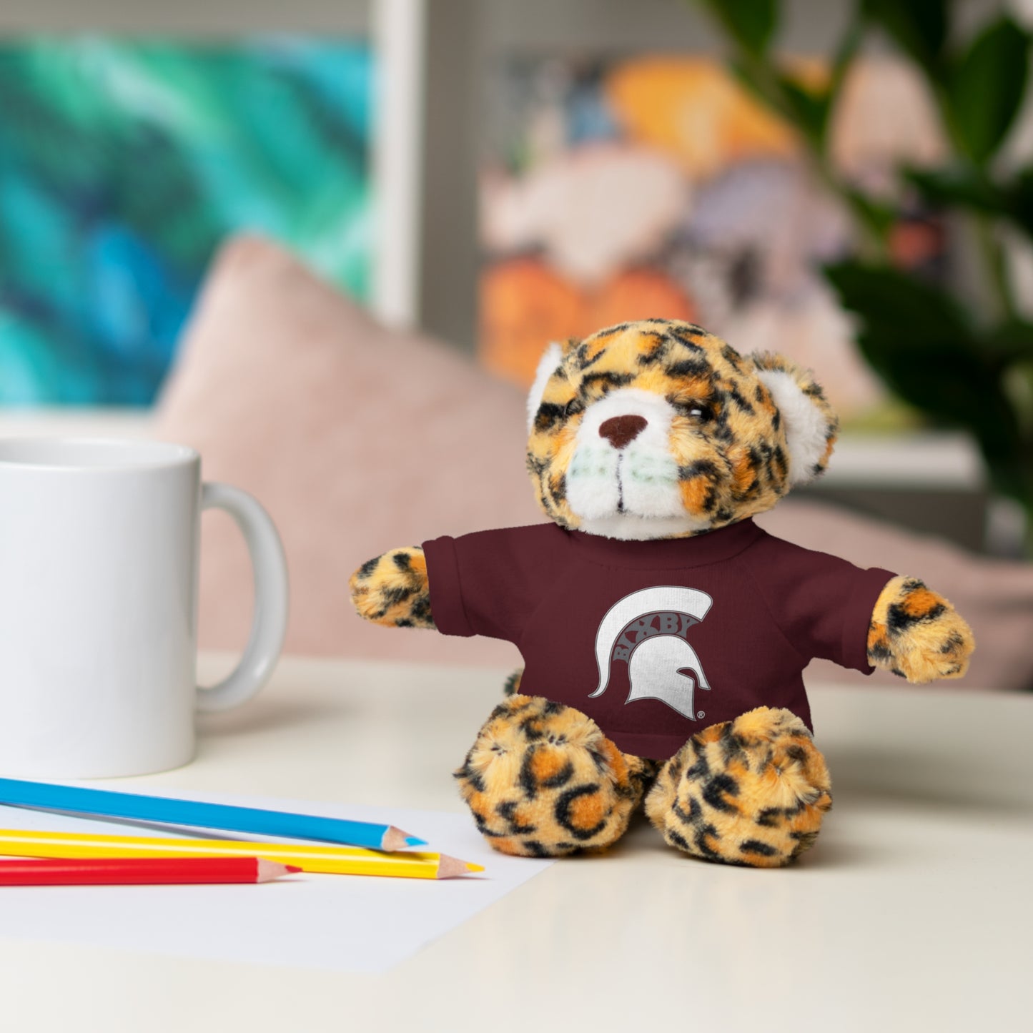 Spartan Stuffed Animal Logo