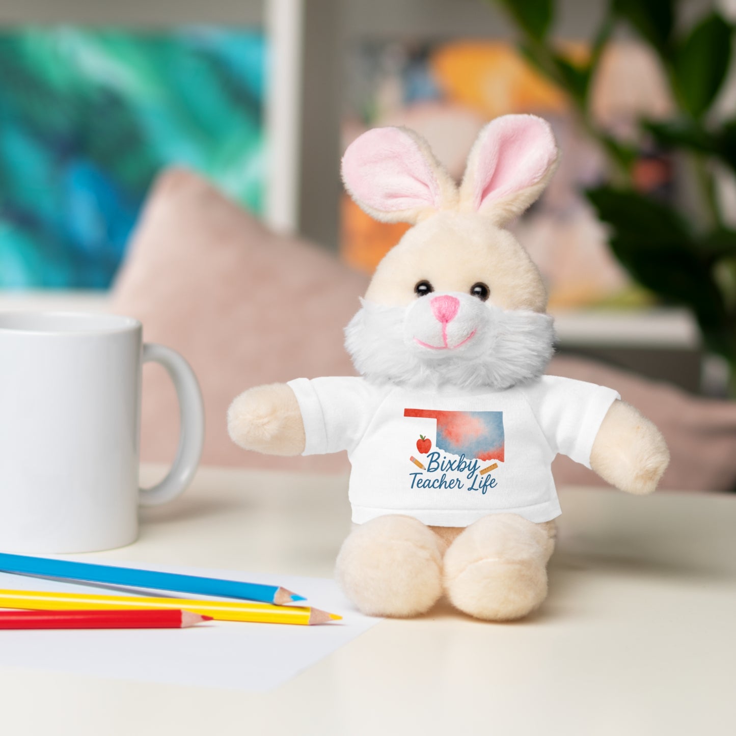 Bixby Oklahoma Teacher Life Stuffed Animal