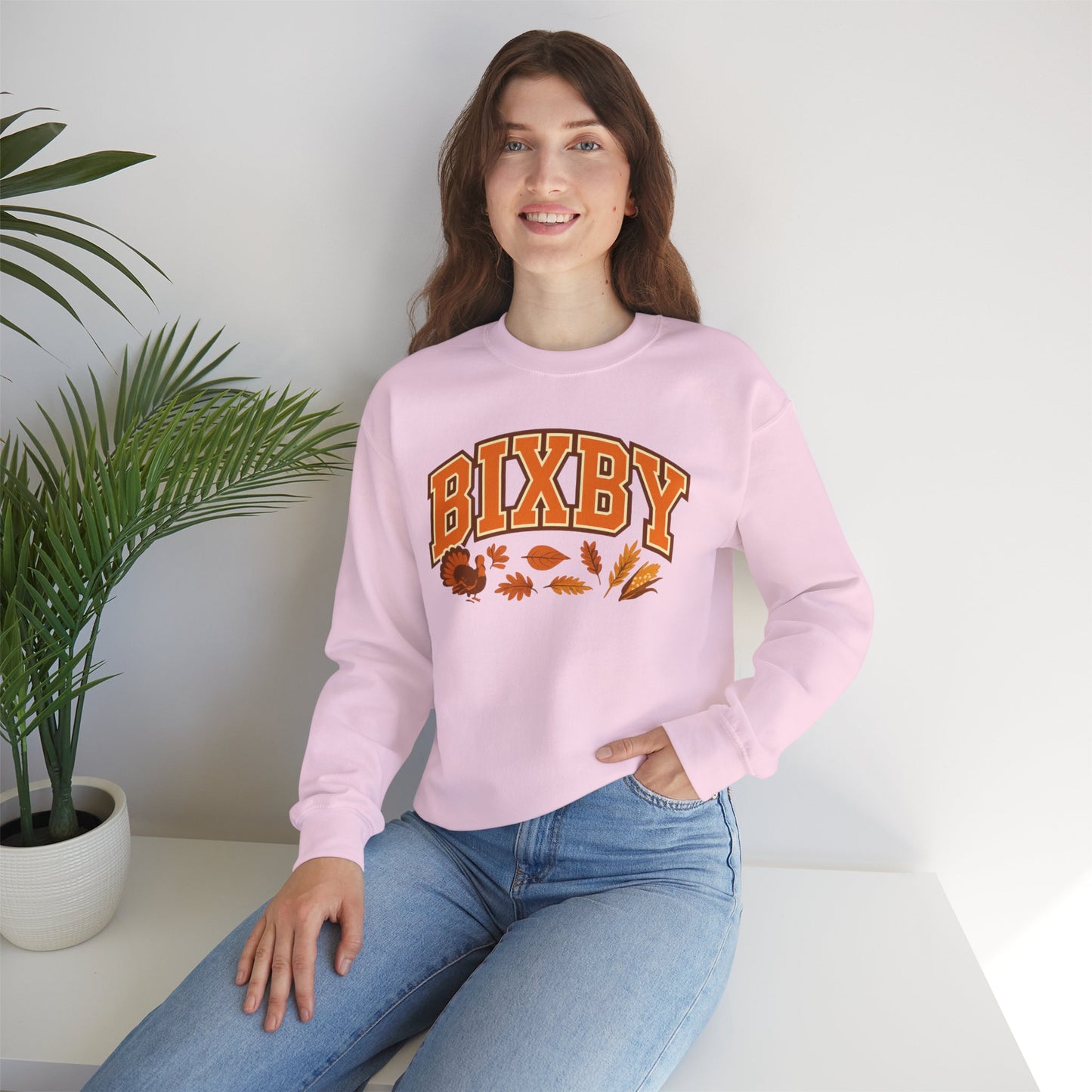 Bixby Holiday Vibes Gildan Sweatshirt
