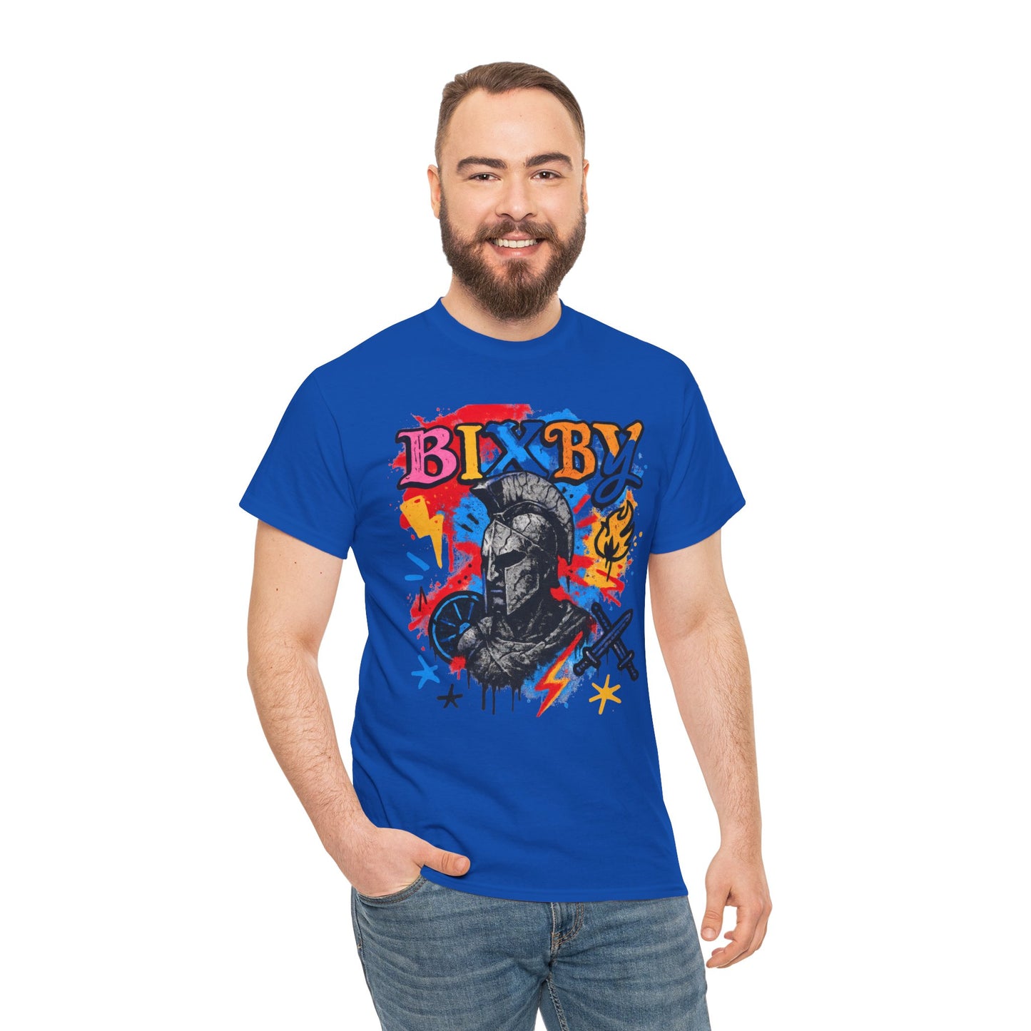 Bixby Spartan Graffiti Chaos Gildan Tee