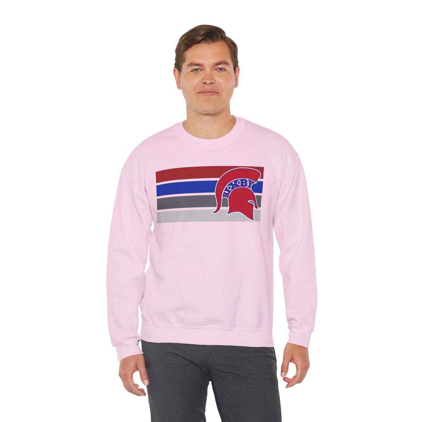 Bixby Spartan Red Logo Gildan Sweatshirt