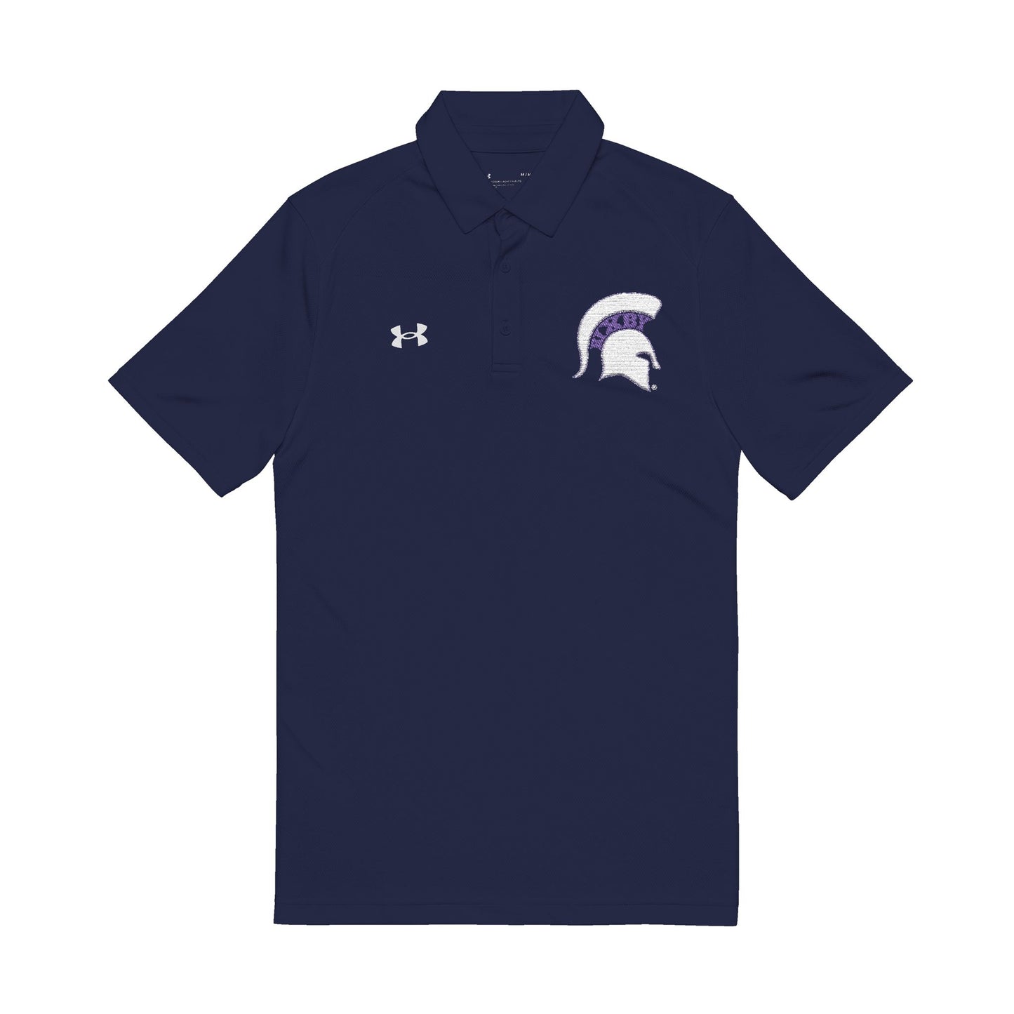 Bixby Under Armour White Logo Men's Polo (Embroidered)