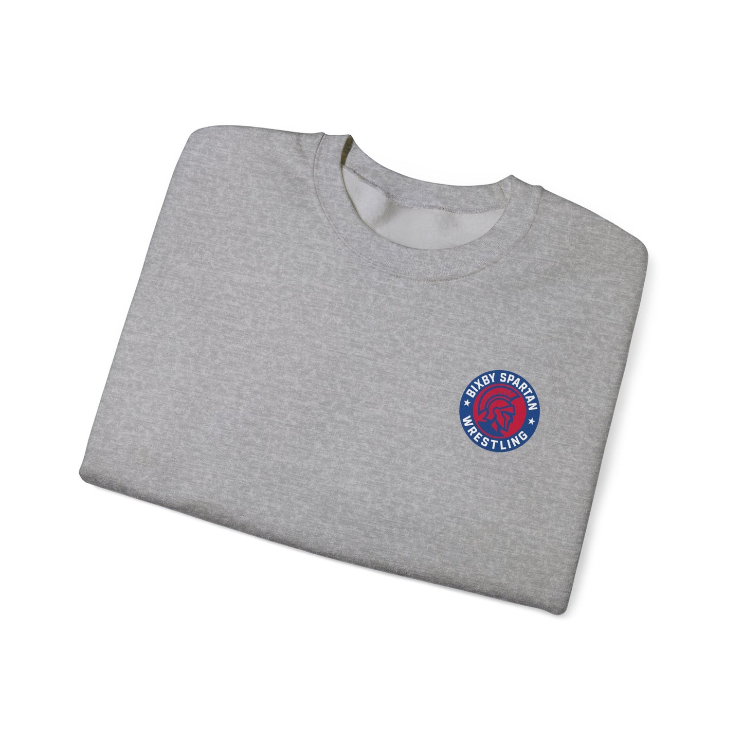 Bixby Spartan Wrestling Gildan Sweatshirt