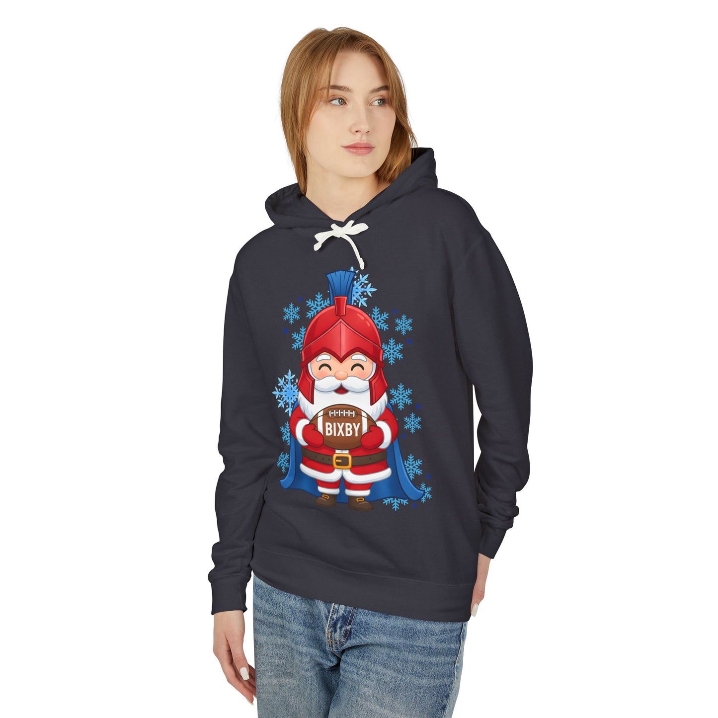 Spartan Football Santa Premium Comfort Colors Hoodie