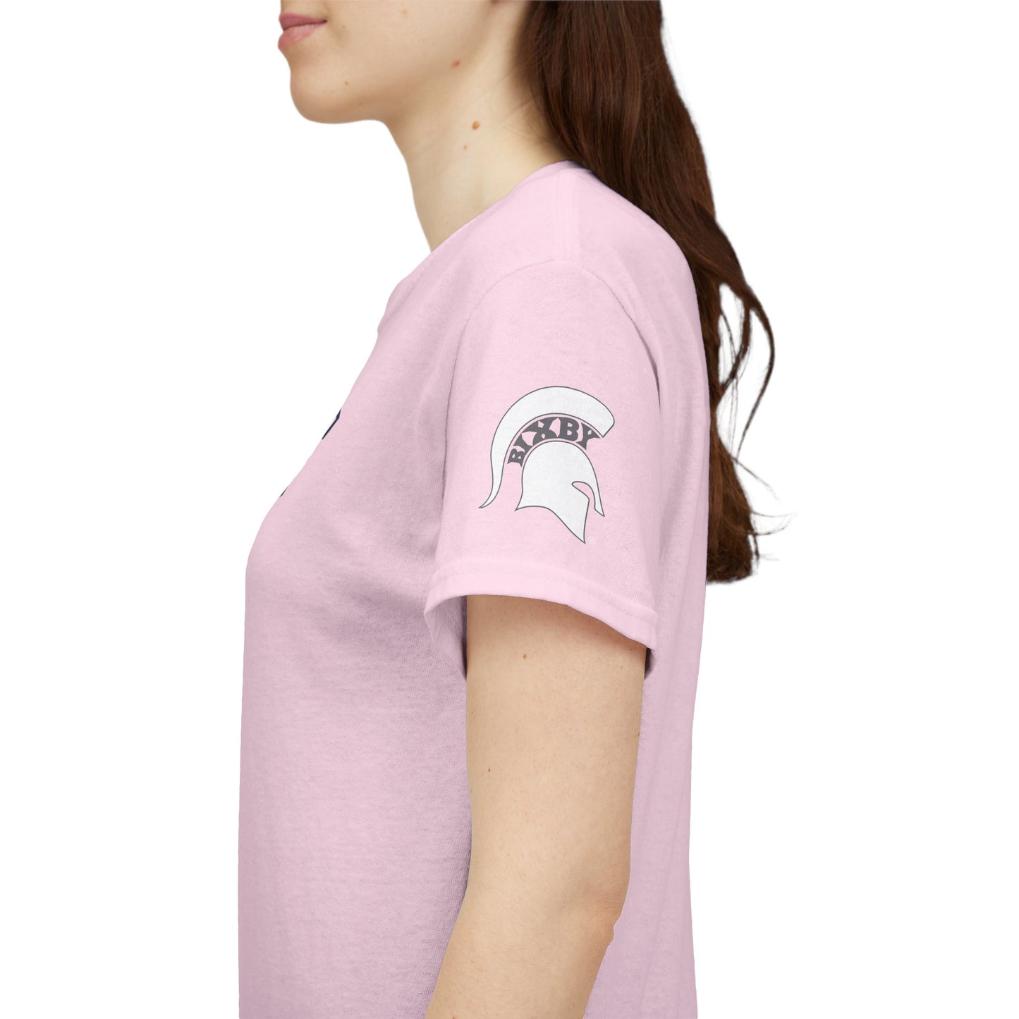 Spartans Athletic Letter Chest and Left Sleeve Gildan Tee