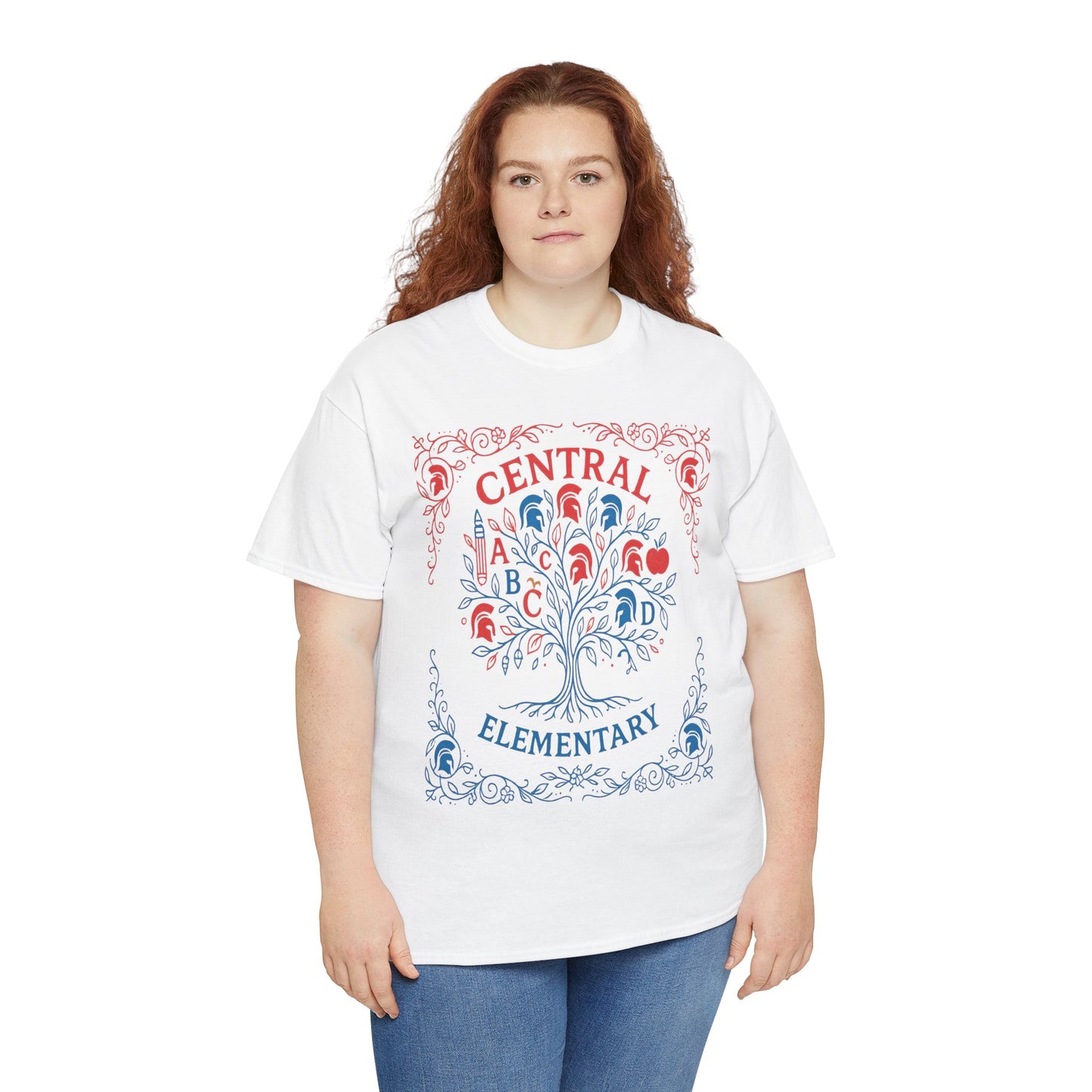 Floral Central Elementary Spartan Gildan Tee