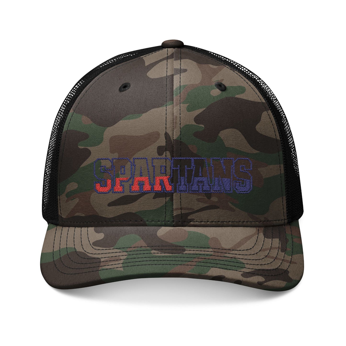 Spartans Camouflage Trucker Hat