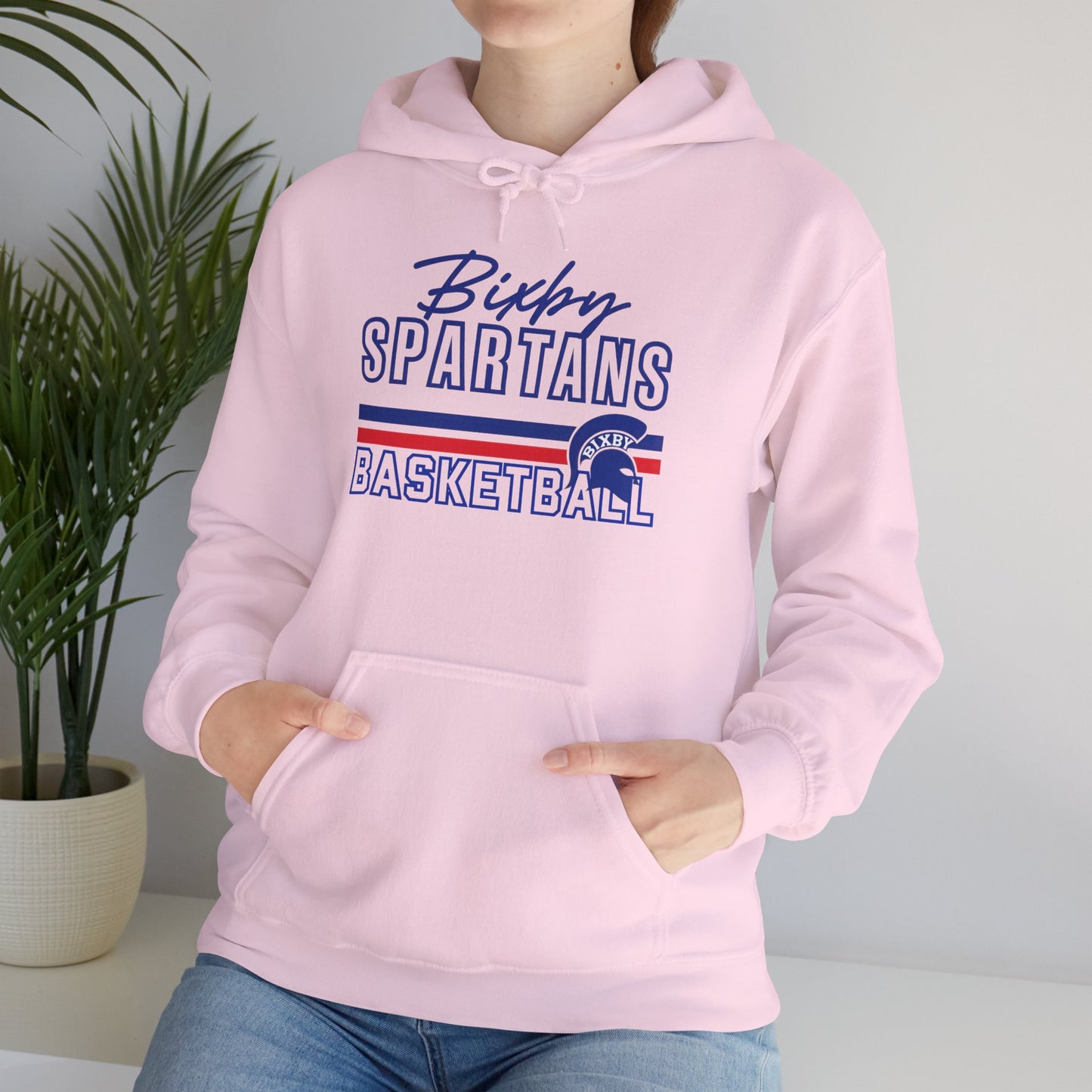 Bixby Spartans Basketball Gildan Hoodie