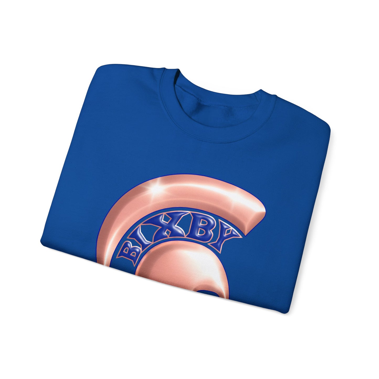 Bixby Spartan Metallic Rose Gold Gildan Sweatshirt
