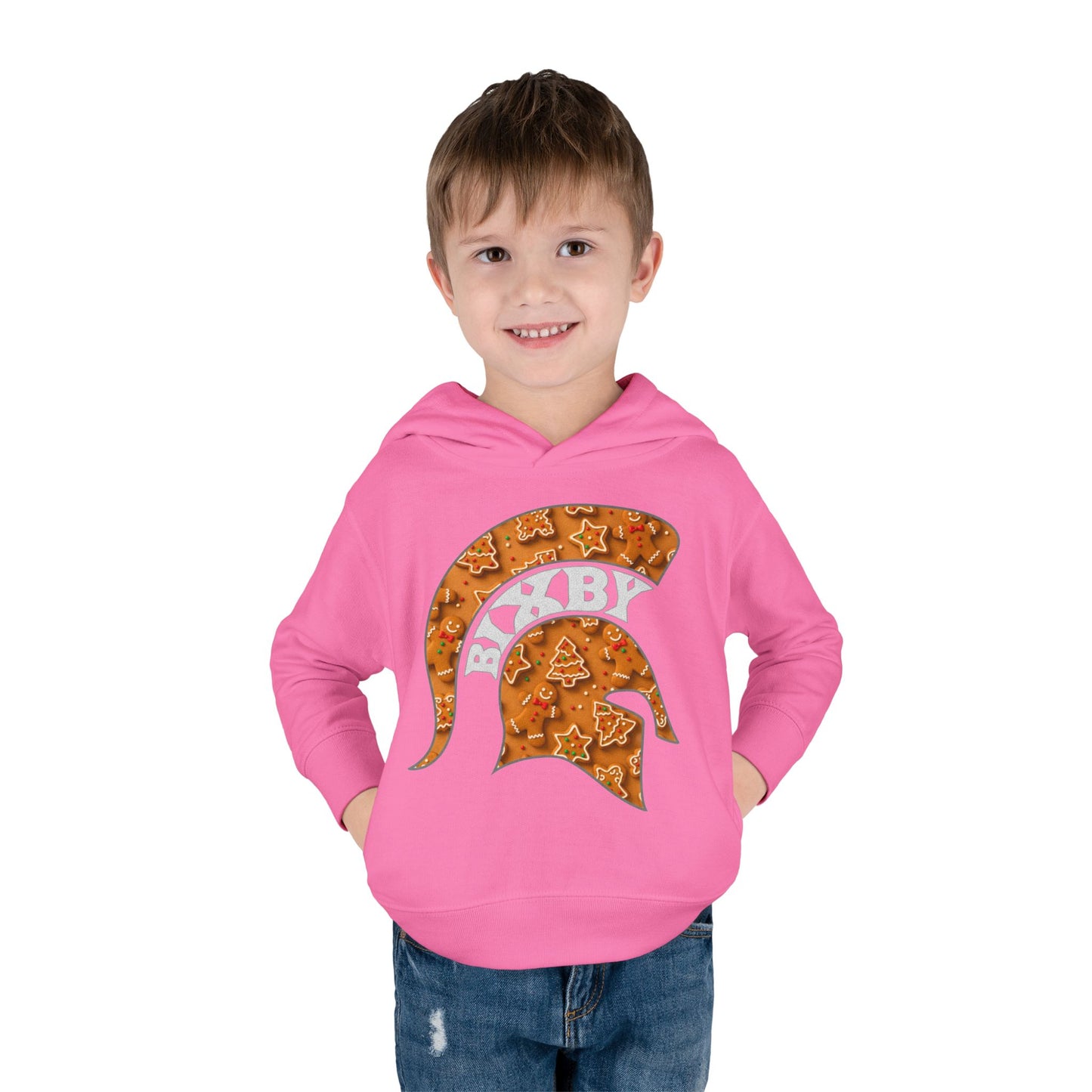 Bixby Spartans Gingerbread Toddler Rabbit Skins Sweatshirt