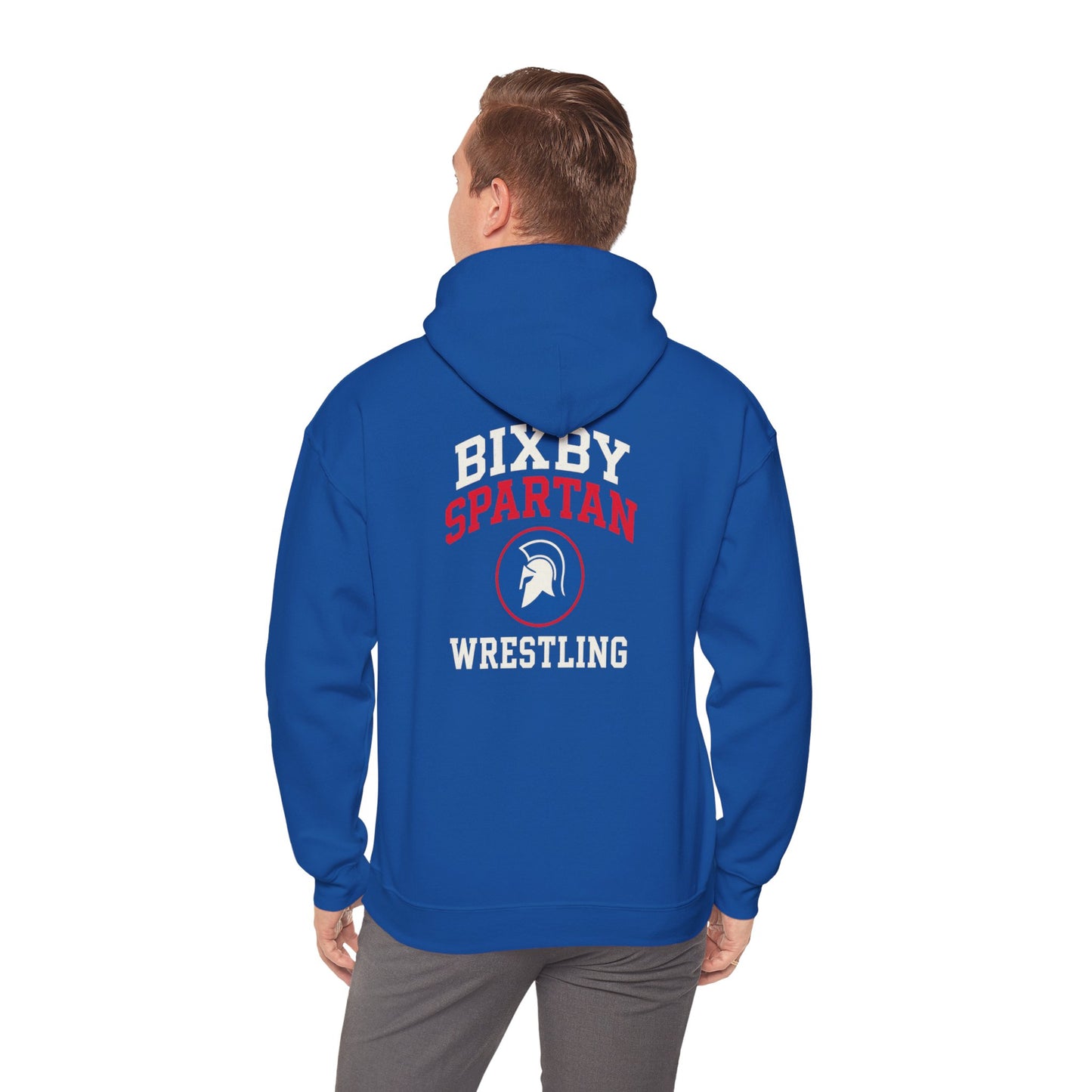 Bixby Spartan Wrestling Gildan Hoodie