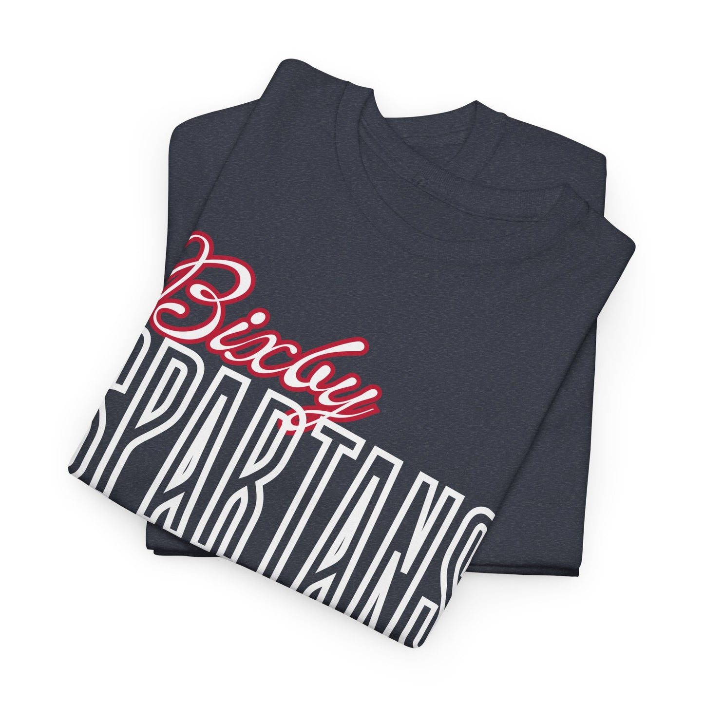 Bixby Spartans Cursive Gildan Tee