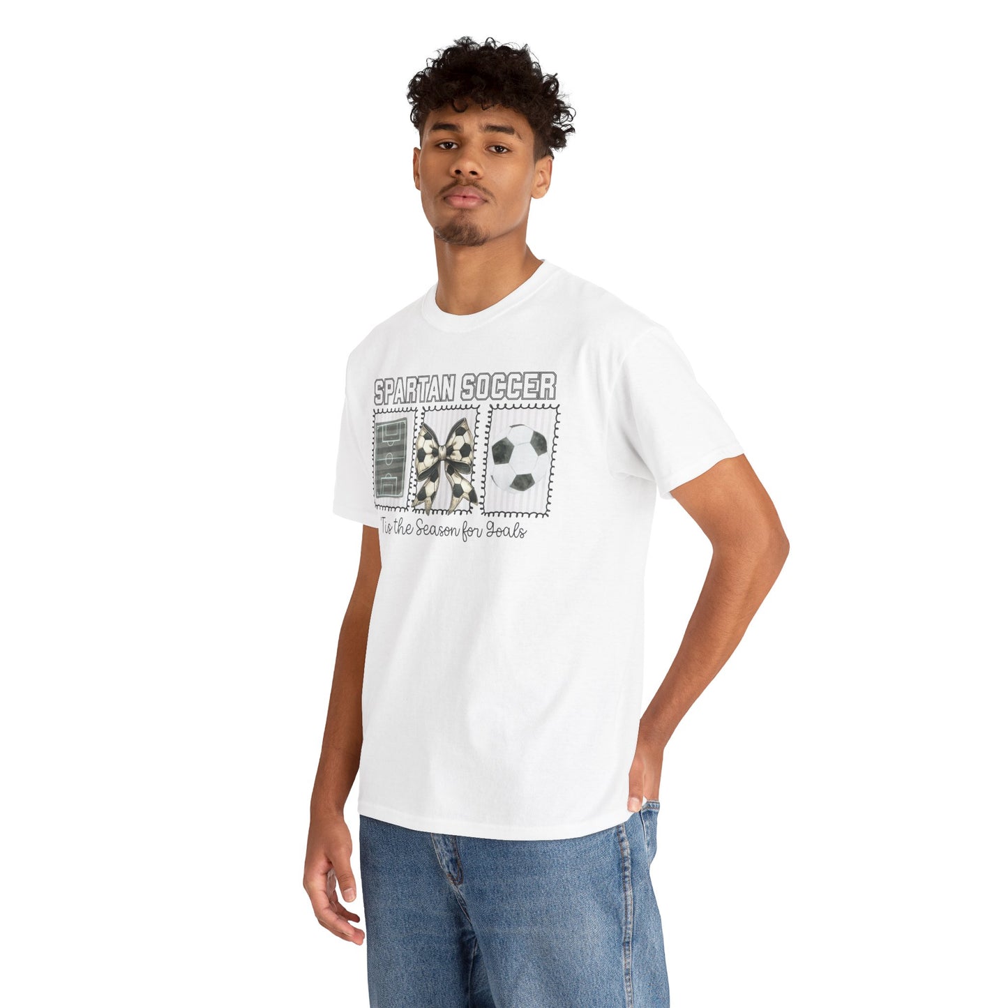 Spartan Soccer Tis The Season For Goals Gildan Tee