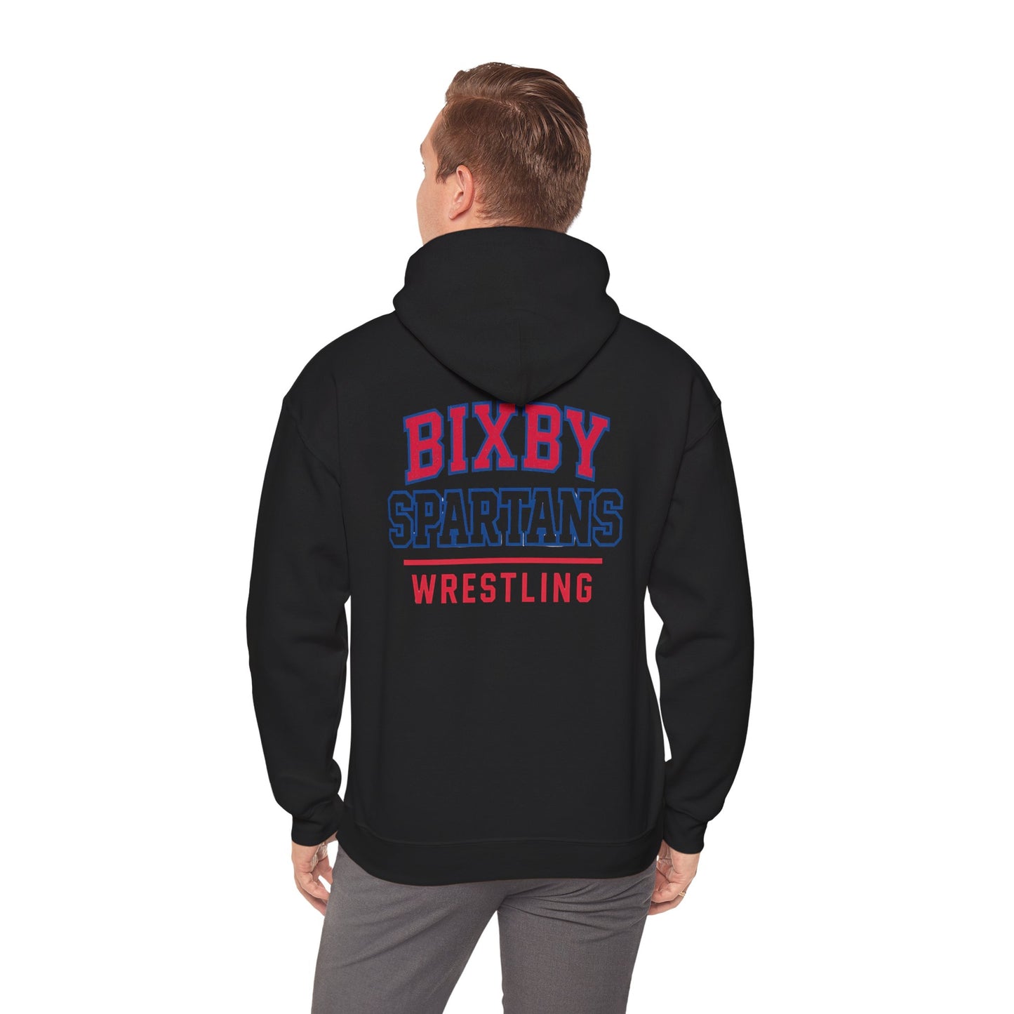 Bixby Spartan Wrestling Gildan Hoodie