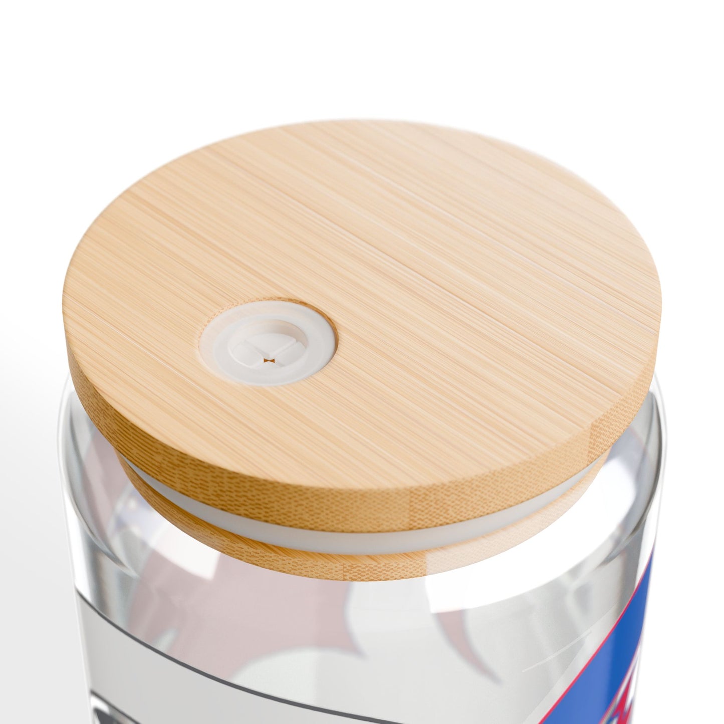 Bixby Spartan Red White and Blue Sipper Glass, 16oz
