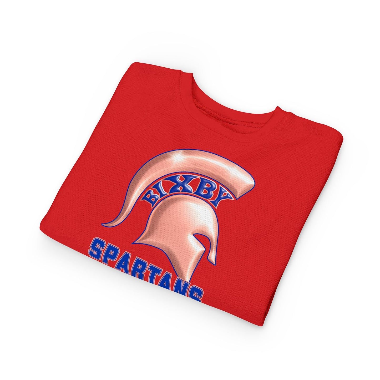 Bixby Spartans Metallic Rose Gold Toddler Rabbit Skins Sweatshirt