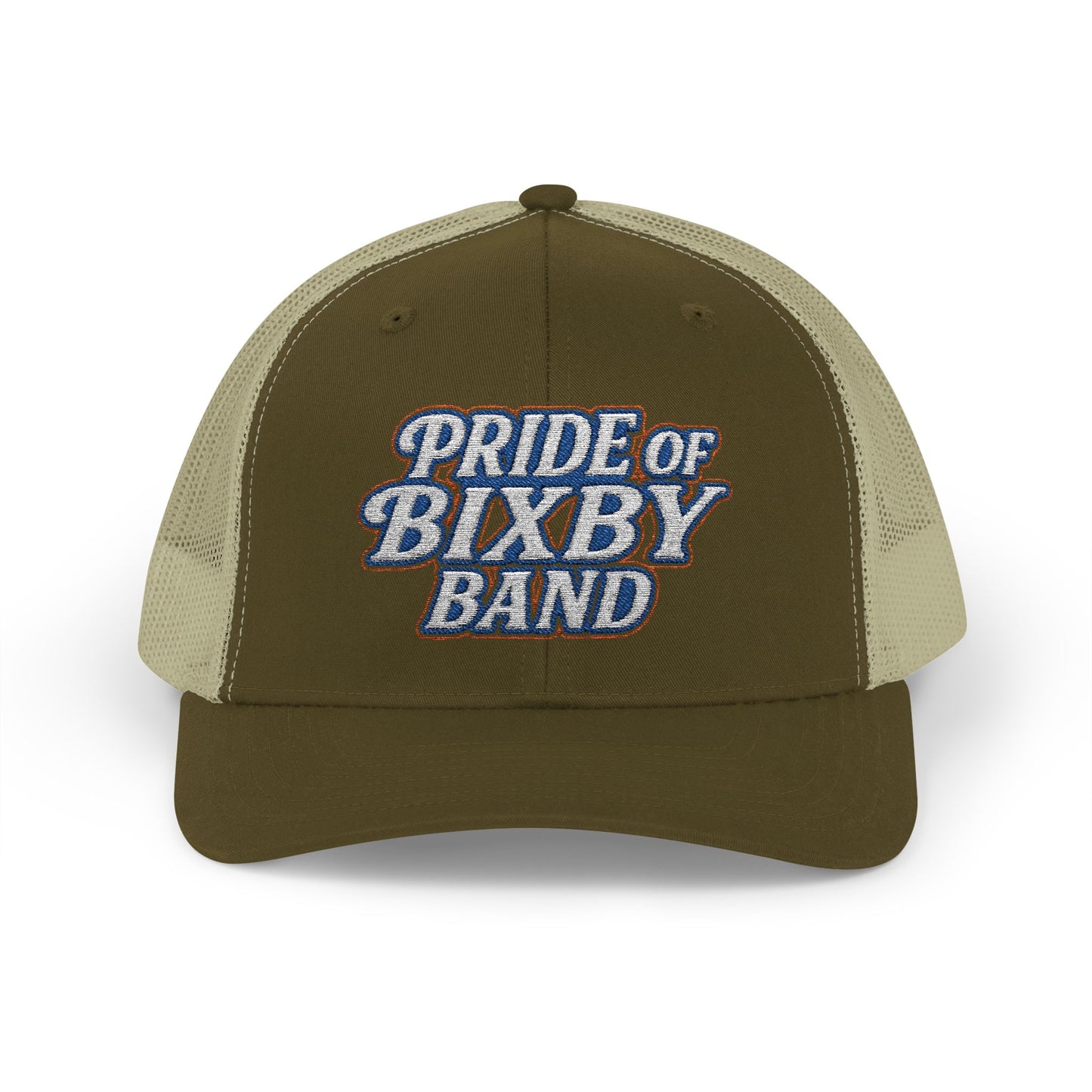 Pride of Bixby Band Embroidered Trucker Snapback