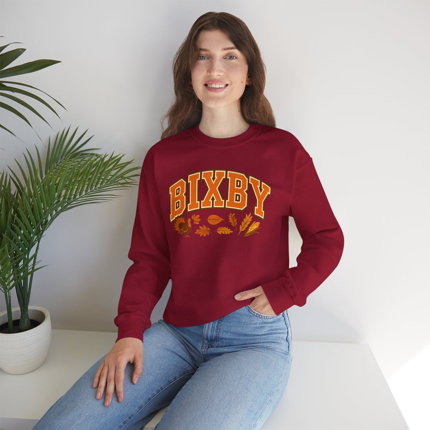 Bixby Holiday Vibes Gildan Sweatshirt