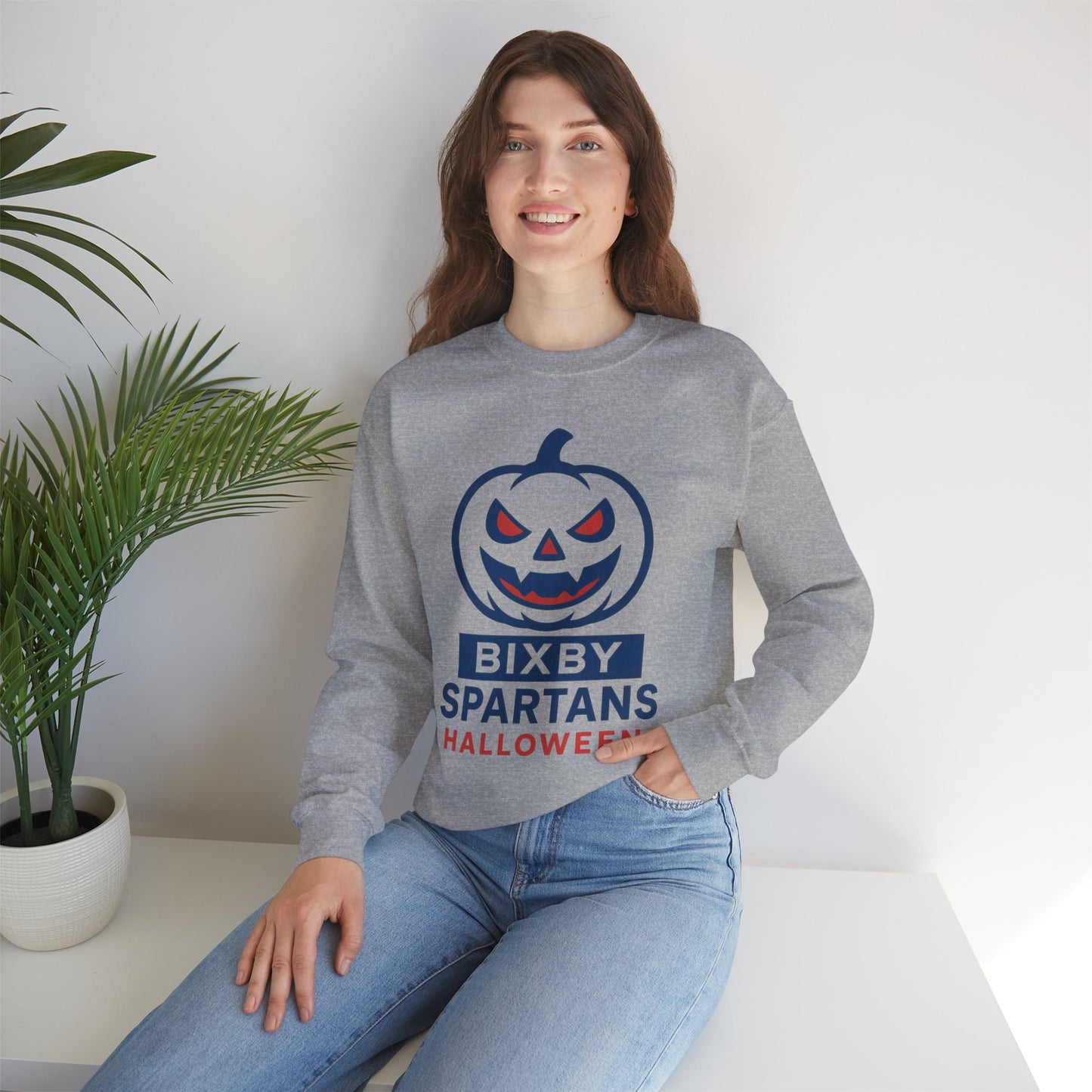 Spartans Halloween Gildan Sweatshirt