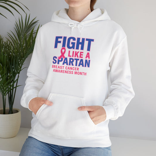 Fight Like A Spartan Breast Cancer Awareness Gildan Hoodie