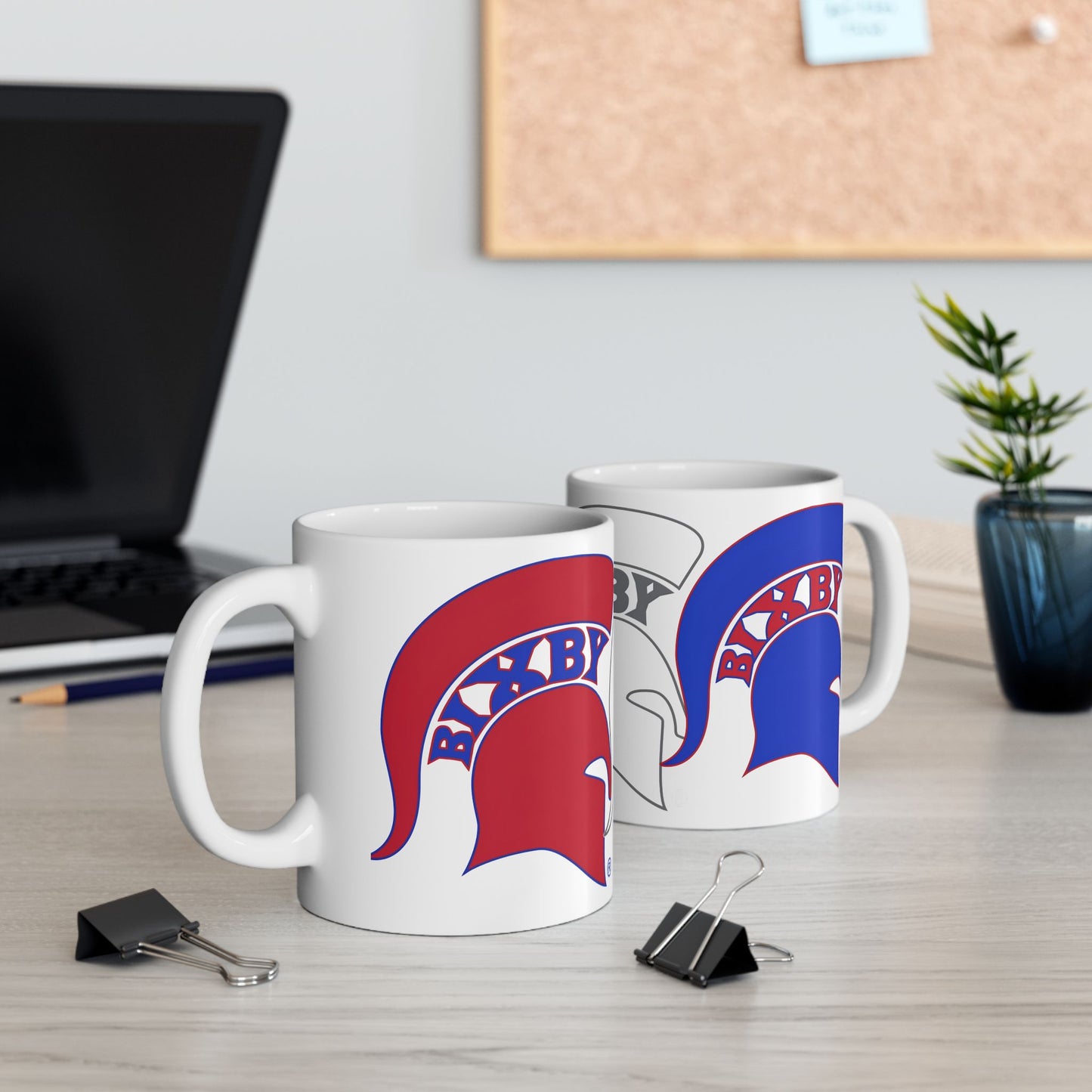 Spartan Red White & Blue Coffee Mug