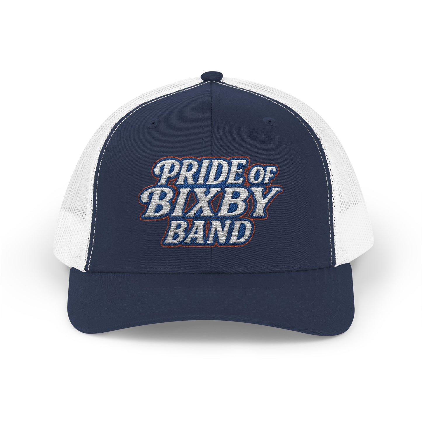 Pride of Bixby Band Embroidered Trucker Snapback