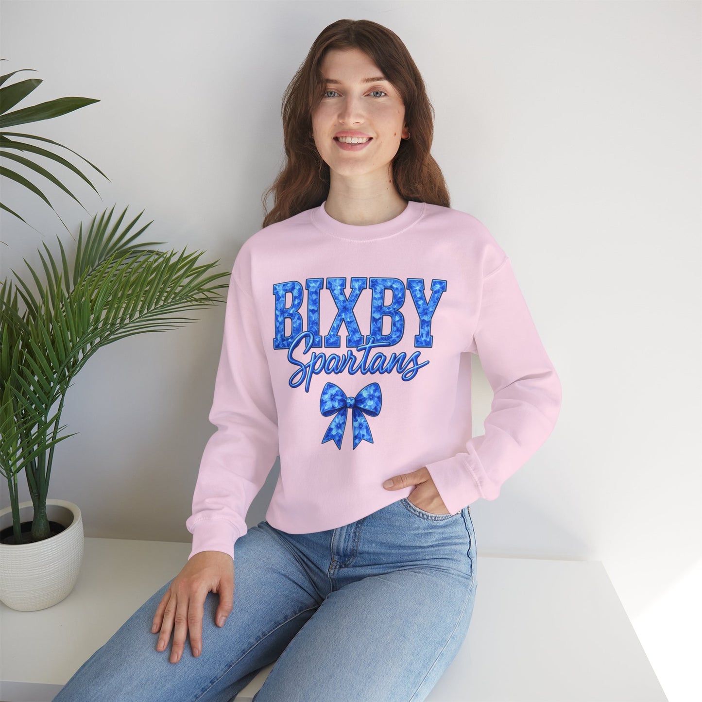 Bixby Spartans Chilled Vibes Gildan Sweatshirt