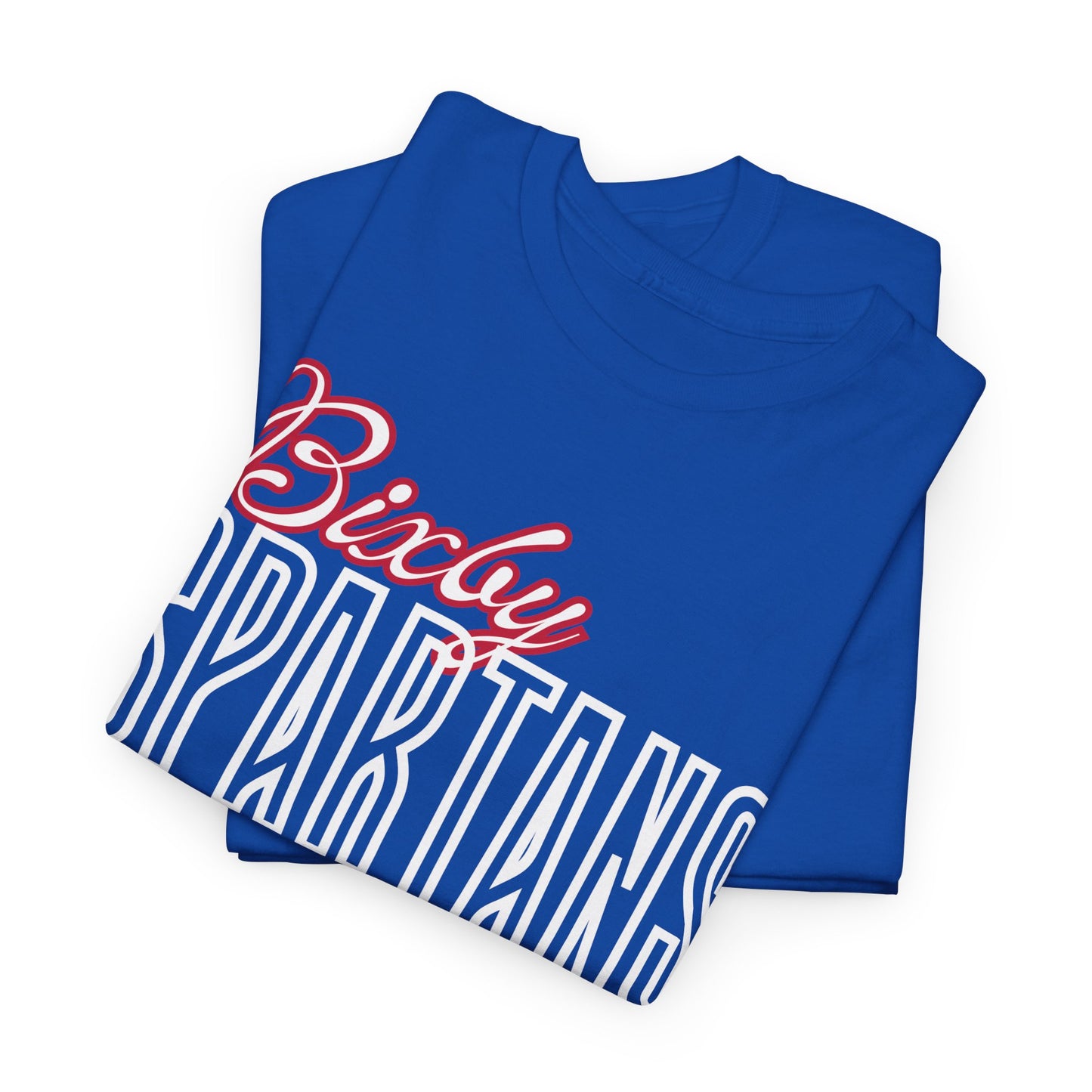 Bixby Spartans Cursive Gildan Tee