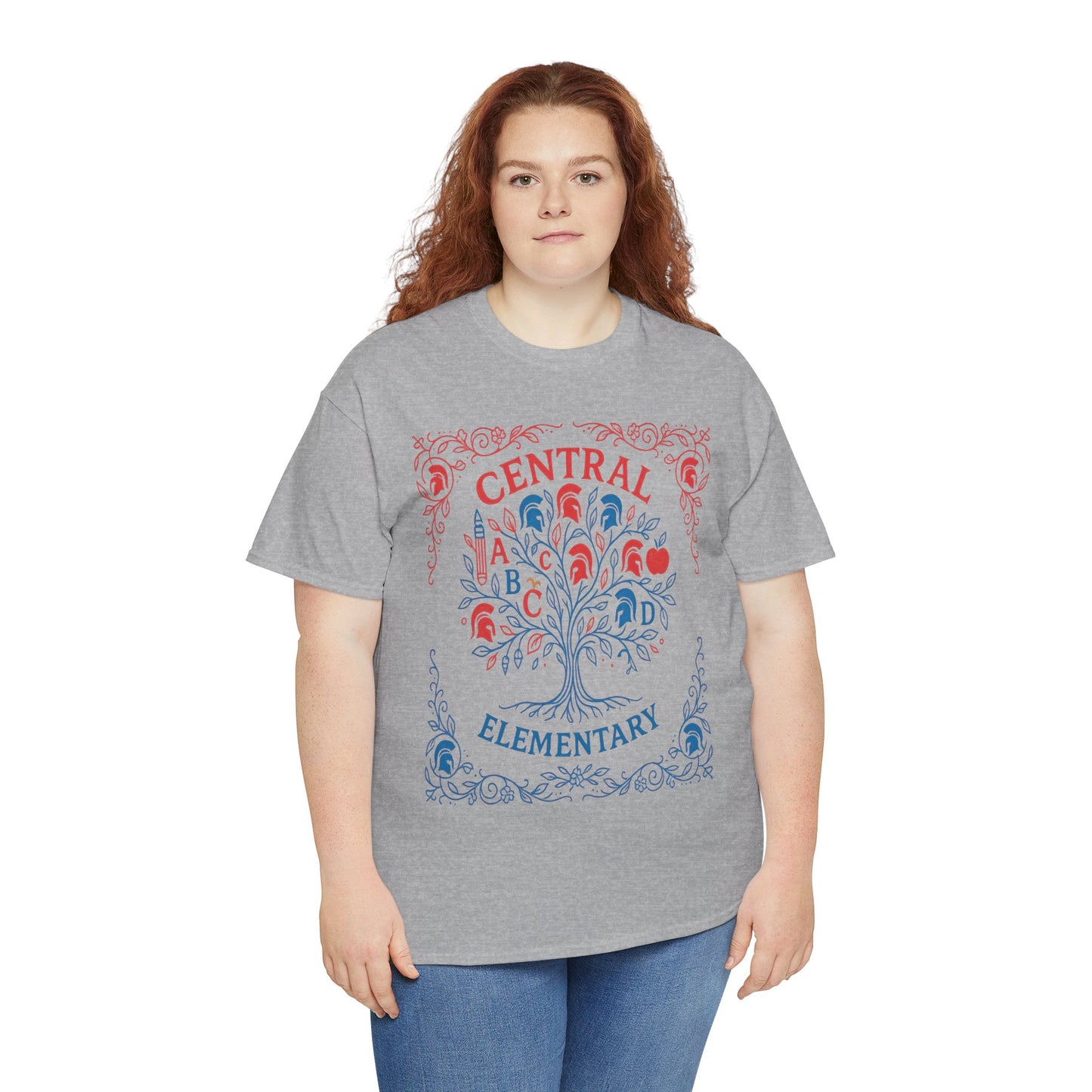 Floral Central Elementary Spartan Gildan Tee