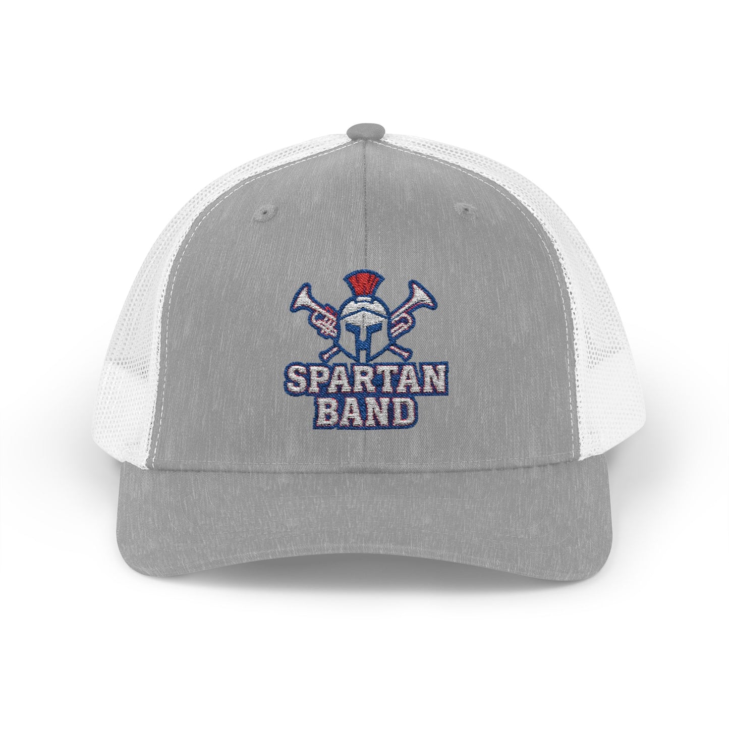 Spartan Band Embroidered Trucker Snapback