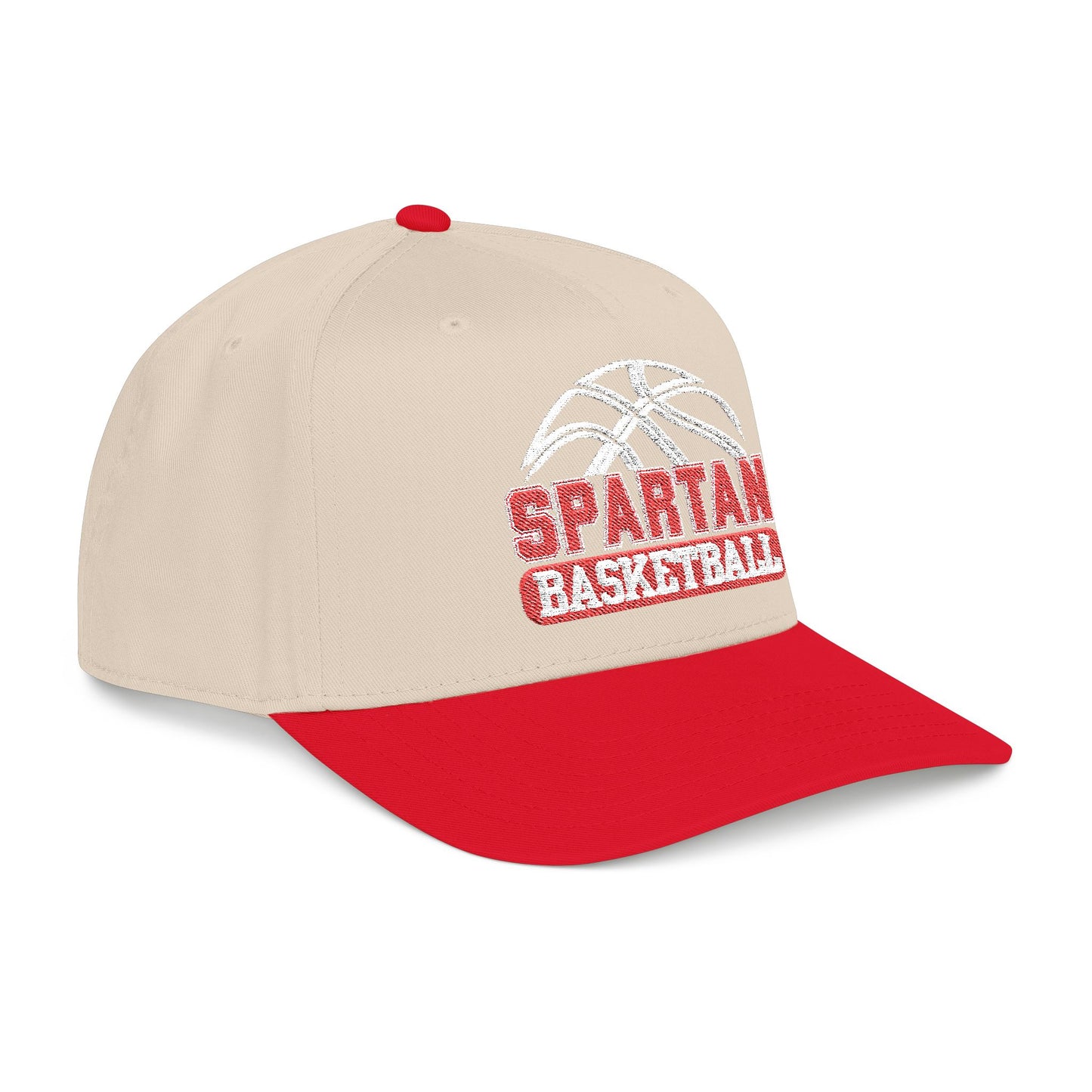 Spartan Basketball Embroidered Mid-Profile Ballcap