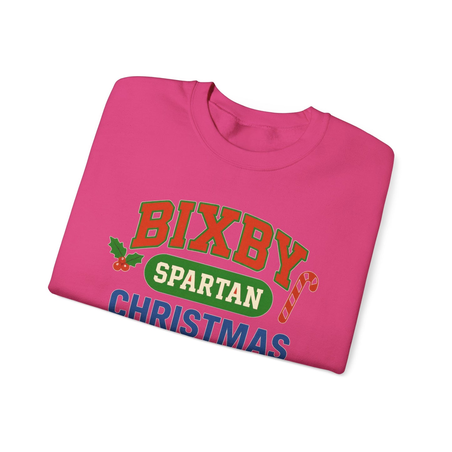 Bixby Spartans Christmas Decor Gildan Sweatshirt