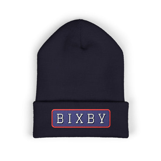 Bixby Spartans Embroidered Cuffed Beanie, BIXBY Bar