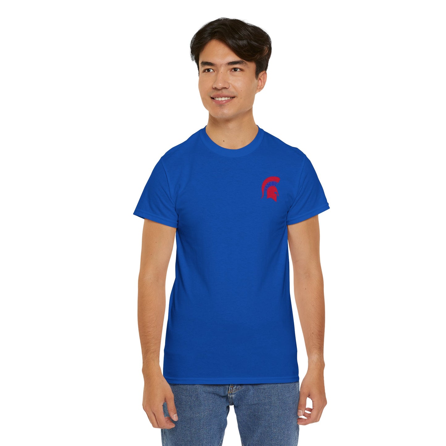Spartan Red Logo Gildan Tee
