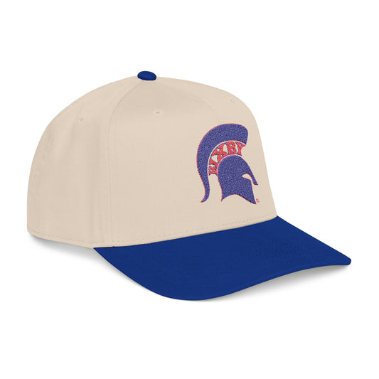 Spartan Blue Logo Embroidered - Mid Profile Ballcap