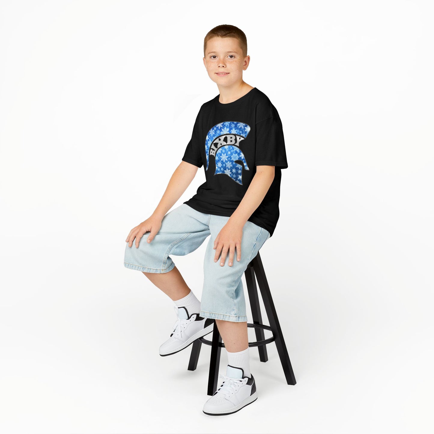 Bixby Spartan Winterfrost Youth Gildan Tee