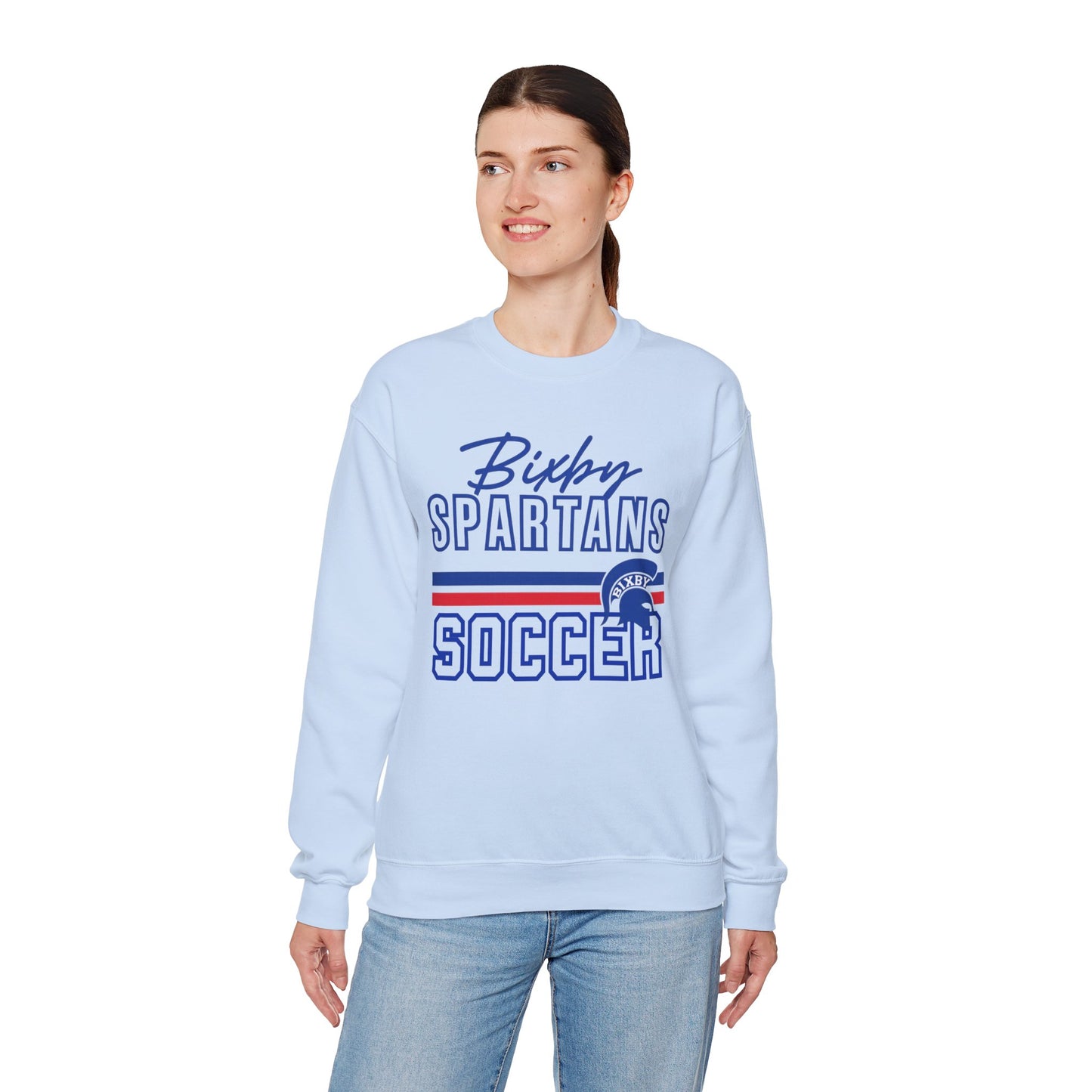 Bixby Spartans Soccer Gildan Sweatshirt