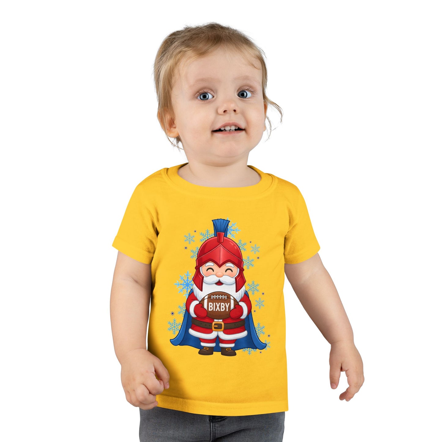 Spartan Football Santa Toddler Gildan Tee