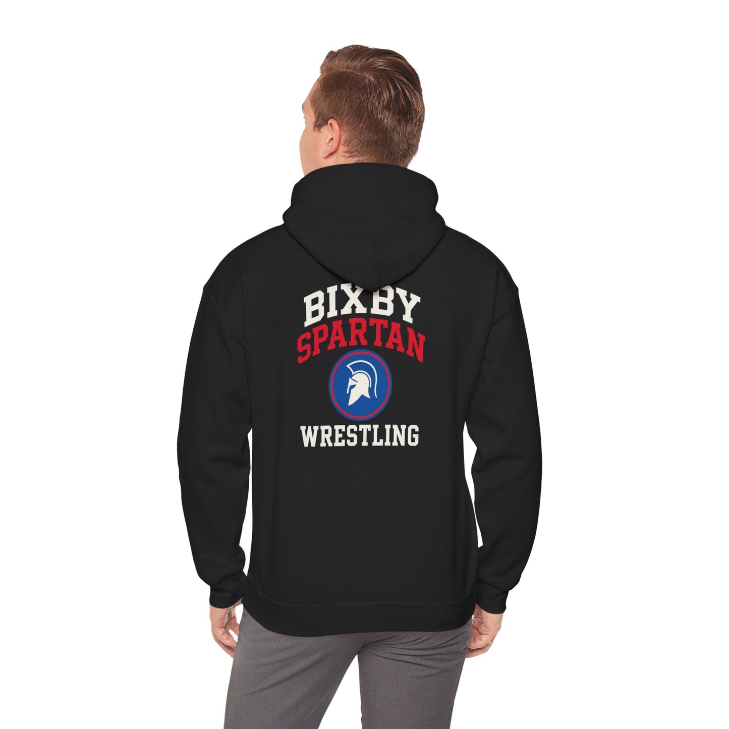 Bixby Spartan Wrestling Gildan Hoodie