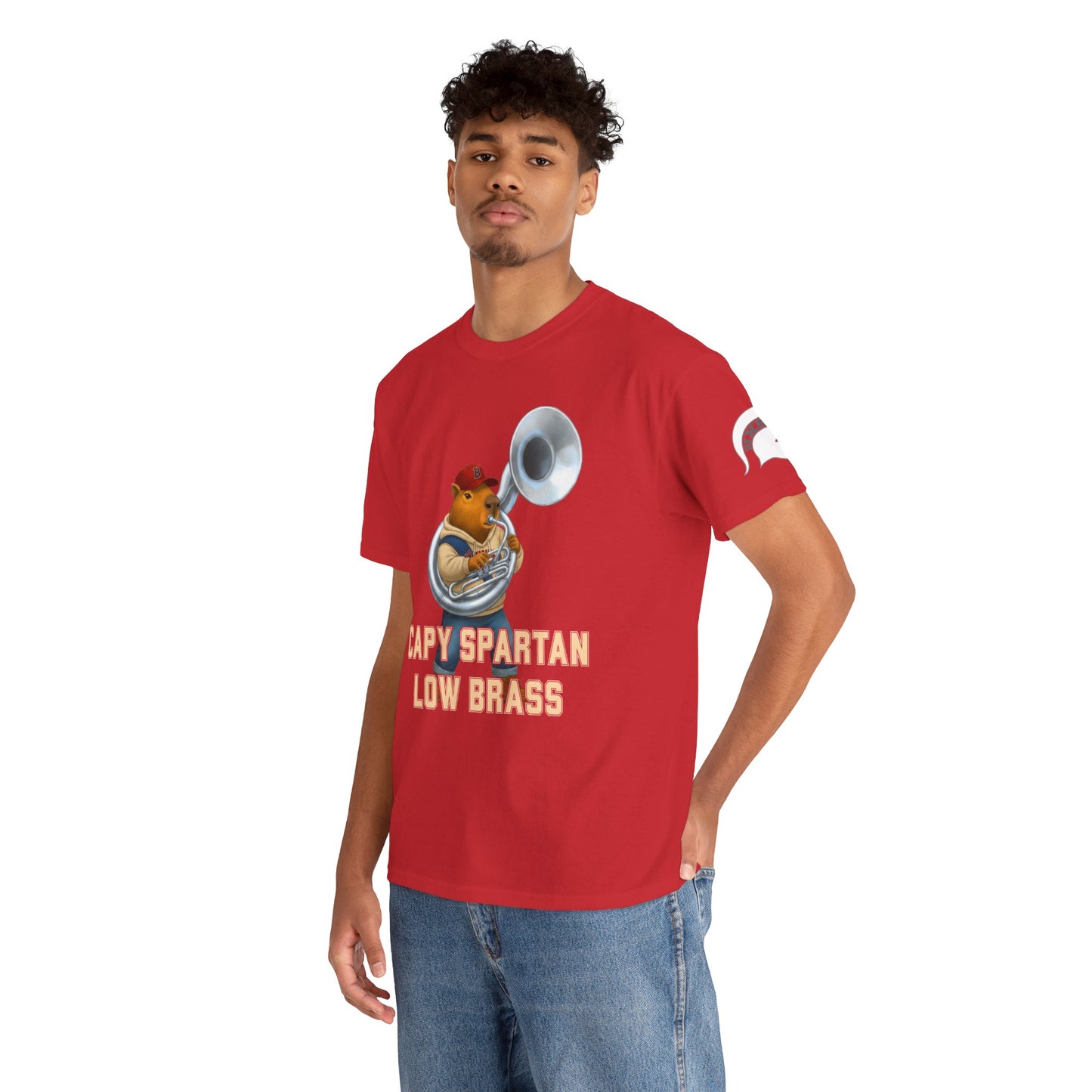Capy Spartan Low Brass Gildan Tee