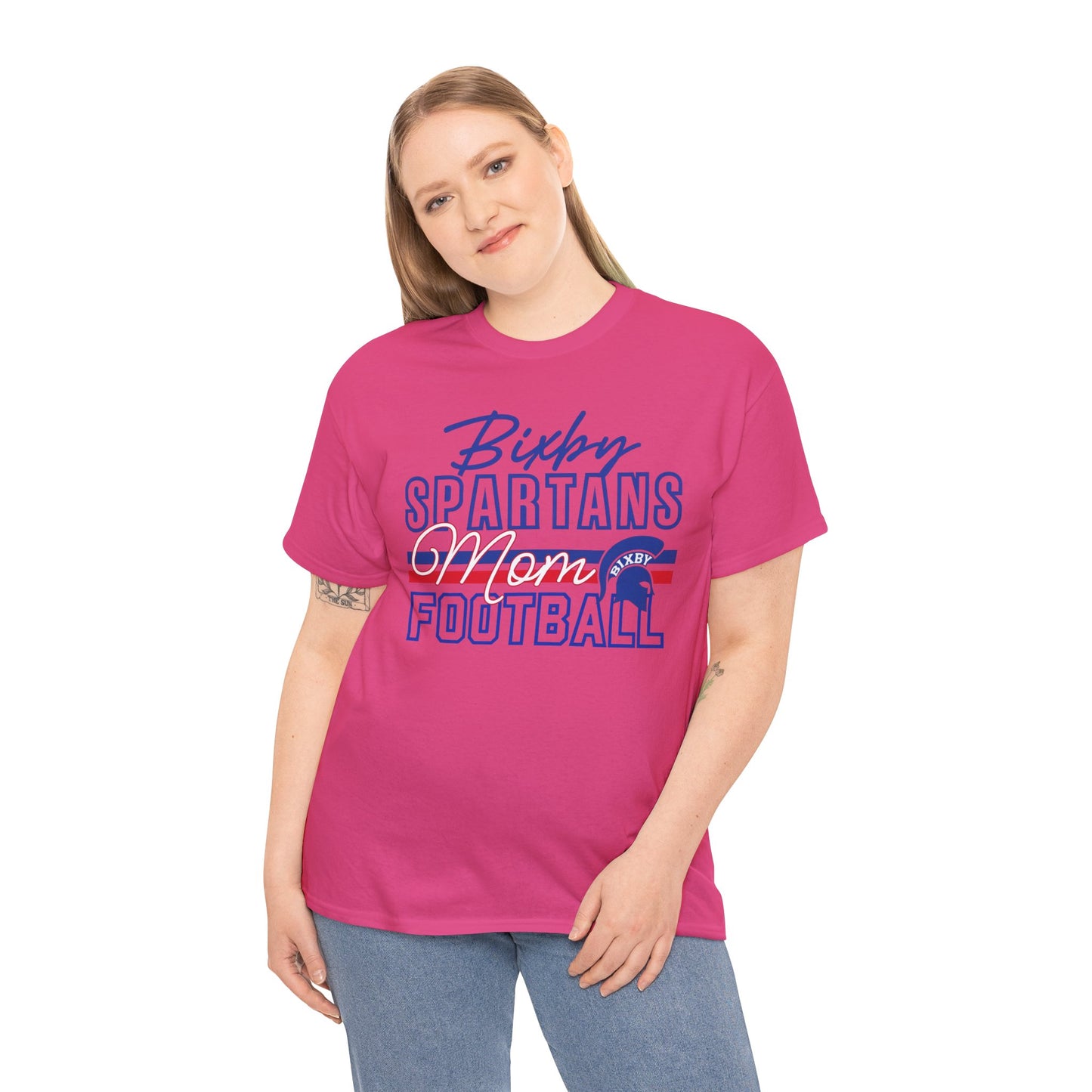 Bixby Spartans Football Mom Gildan Tee