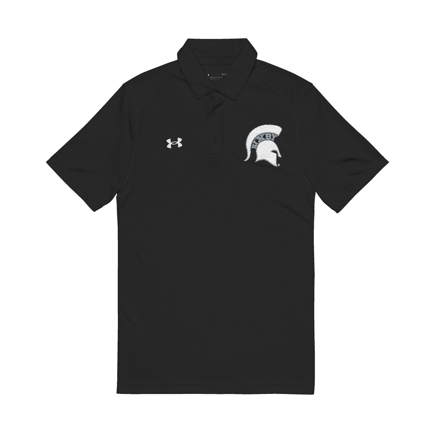 Bixby Under Armour White Logo Men's Polo (Embroidered)