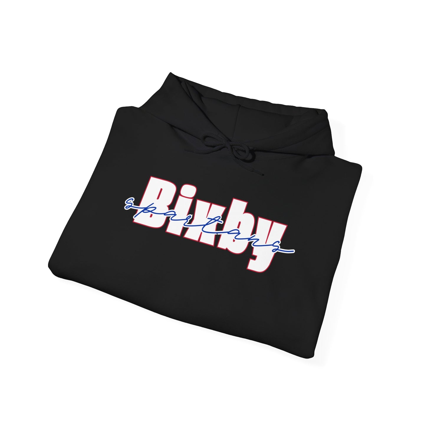 Bixby Spartans Cursive Gildan Hoodie