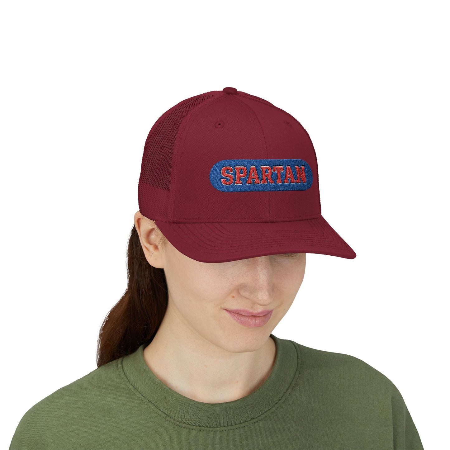 Spartan Bold Embroidered Trucker Snapback