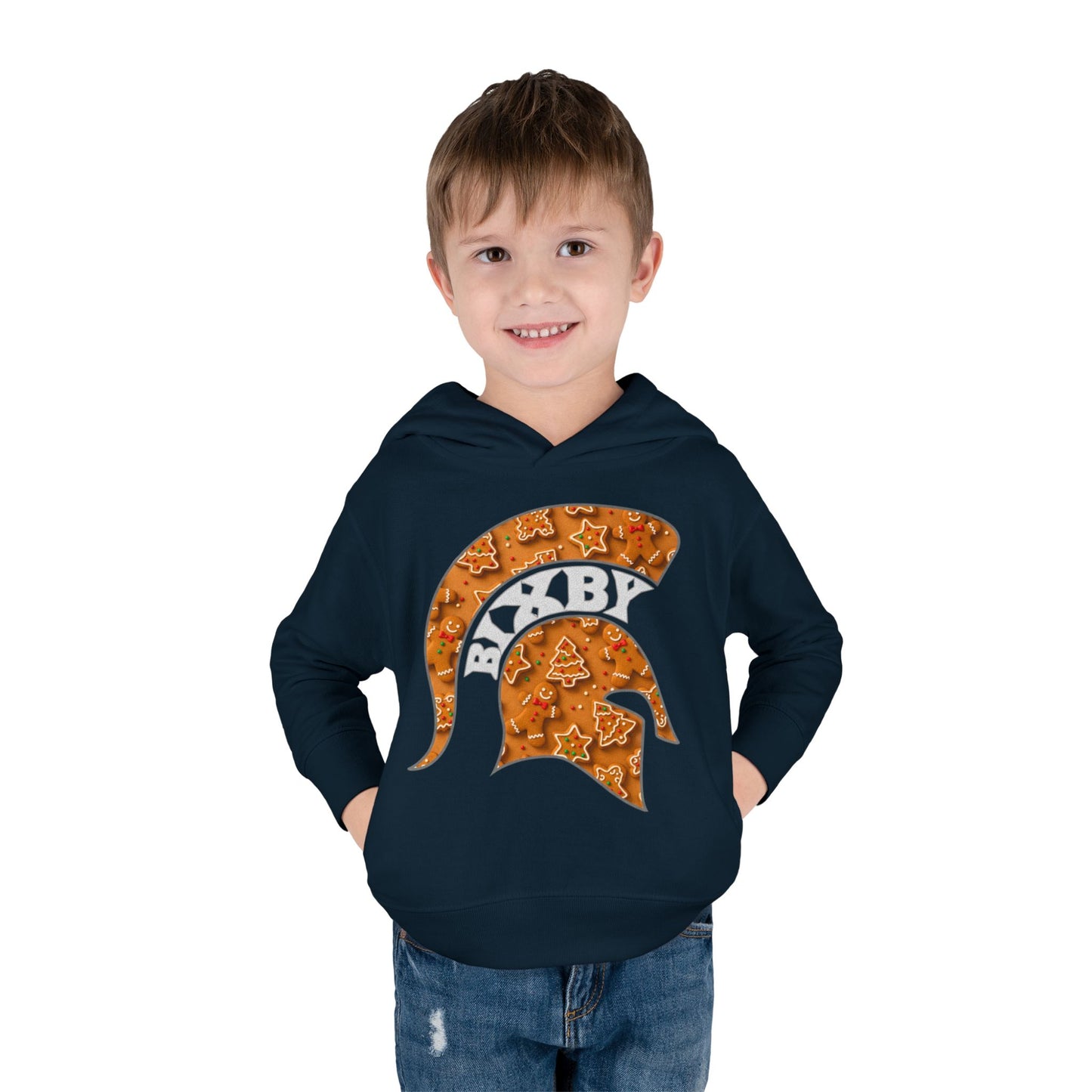 Bixby Spartans Gingerbread Toddler Rabbit Skins Sweatshirt