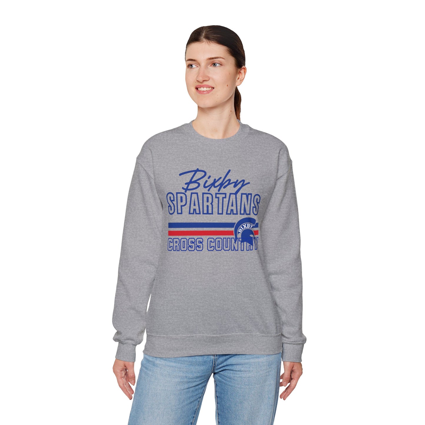 Bixby Spartans Cross Country Gildan Sweatshirt
