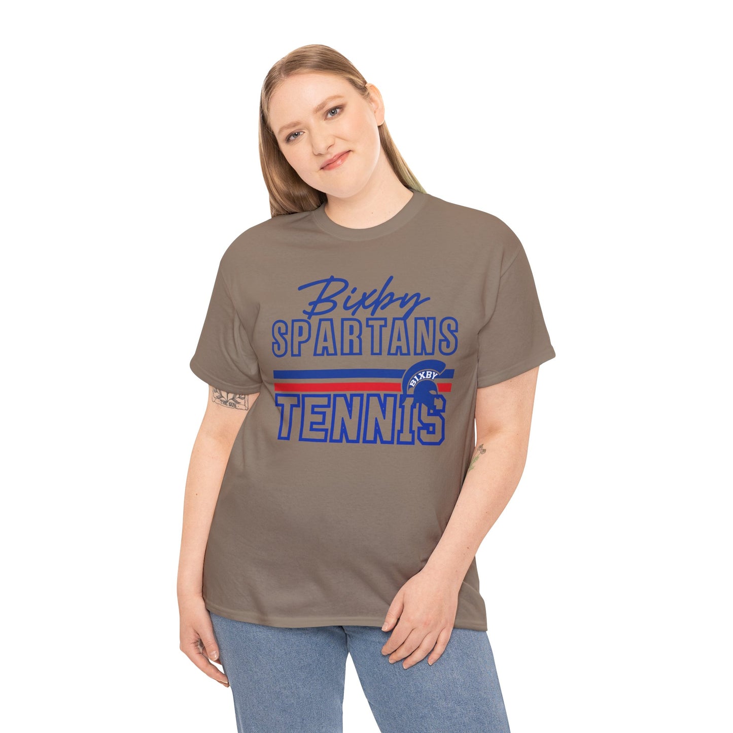 Bixby Spartans Tennis Gildan Tee