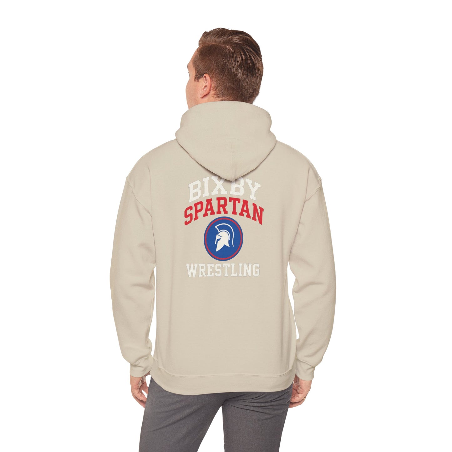 Bixby Spartan Wrestling Gildan Hoodie